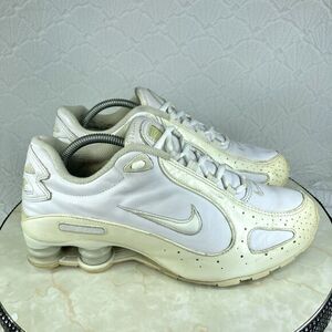 Nike Shox Sneakers Mens 9 White 2007 Monster Running Athletic Workout Gym Shoes